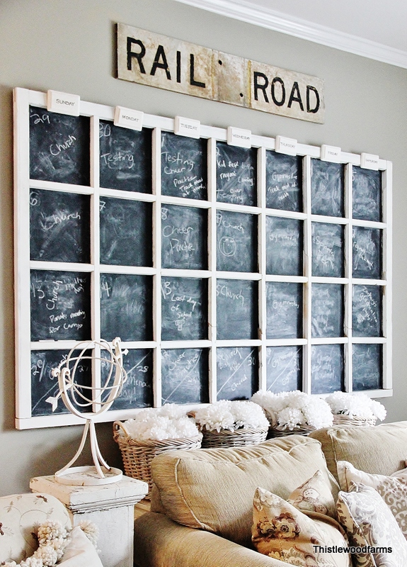 Exceptionally Eclectic #1 – Gargantuan Window Turned Chalkboard