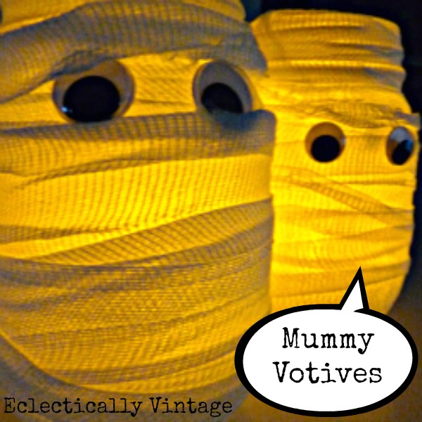 Halloween Mummy Votives – Perfect Halloween Crafts