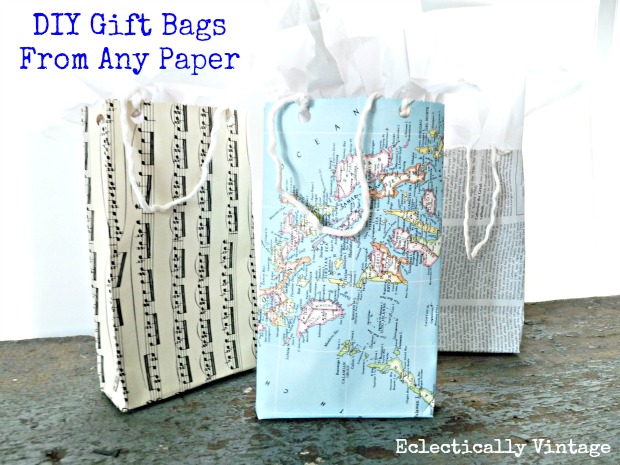 Make DIY Gift Bags – From any Paper