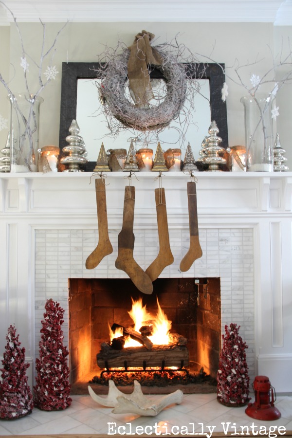 Christmas decorating ideas mantels