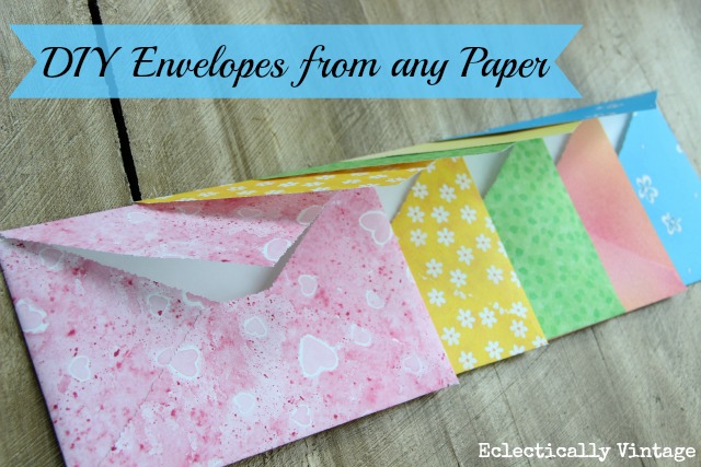 The Forgotten Art of Letter Writing and Simple DIY Envelopes