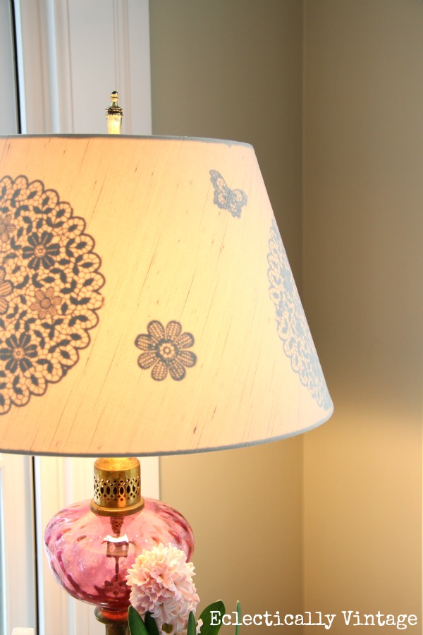 She’s a Beauty – Gilded Lampshade Project