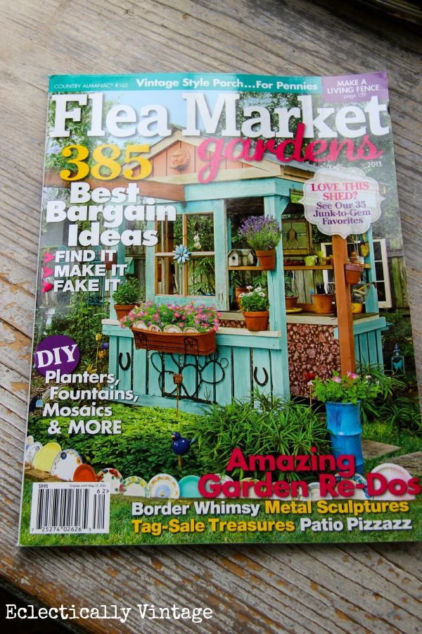 I’m in Flea Market Gardens Magazine & a Giveaway!