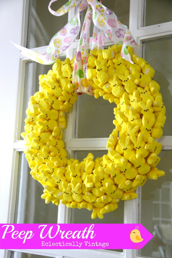 Make a Peeps Wreath that Lasts for Years!
