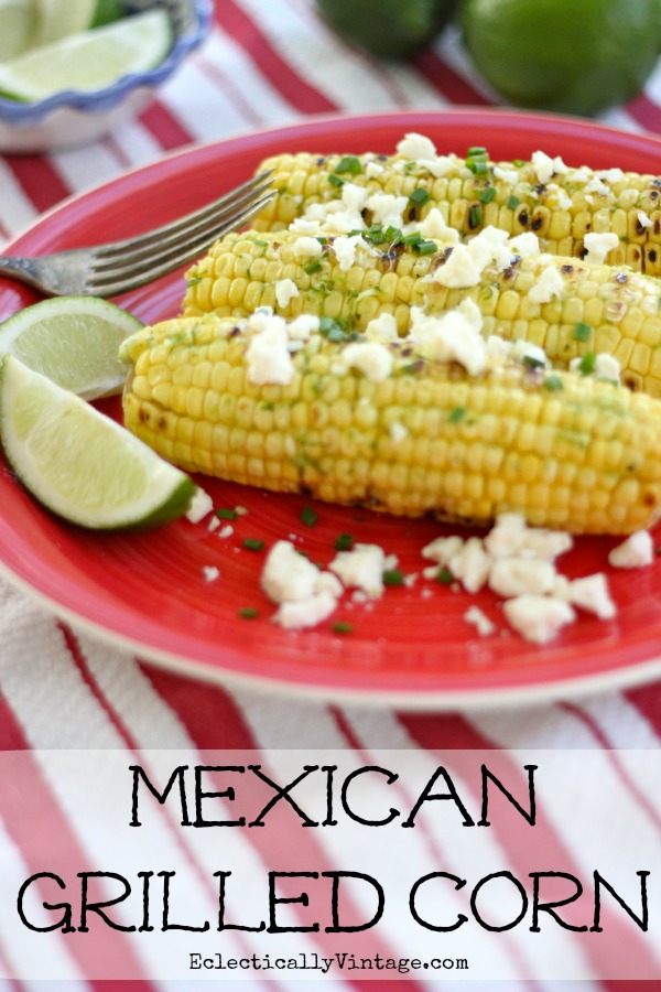 Grilled Mexican Corn on the Cob