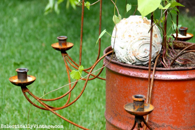 Thrift Shop Finds Turned Unique Container Gardens