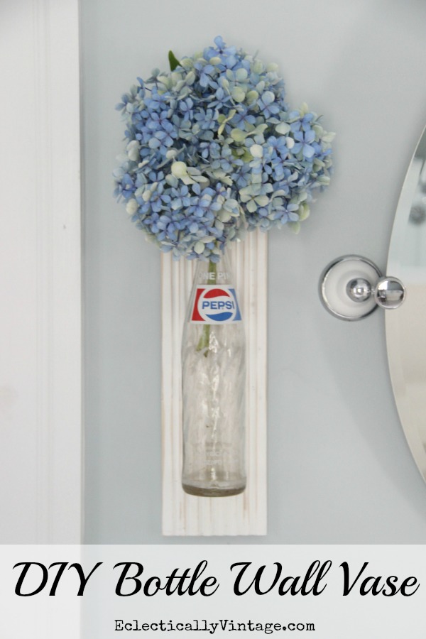 Make It: Vintage Bottle Wall Vase