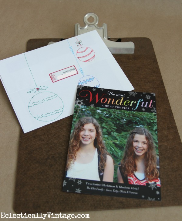 Easiest Way to Make Gift Tags – and Christmas Greetings