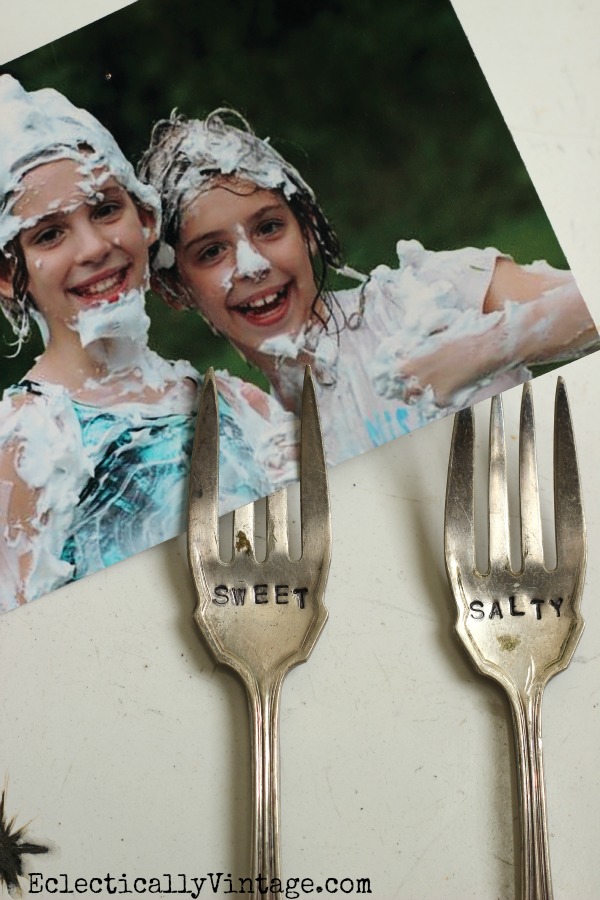 How to Make Magnetic Stamped Forks (Photo Display)