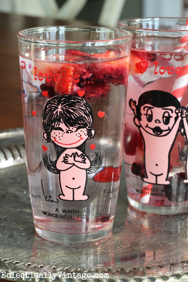 Love is Valentine Drinks kellyelko.com