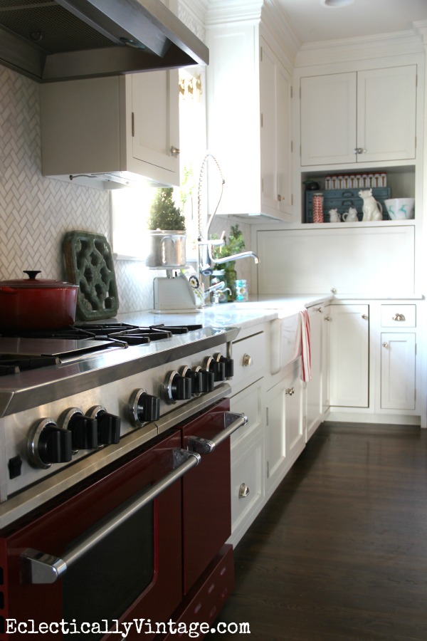 Classic White Kitchen kellyelko.com