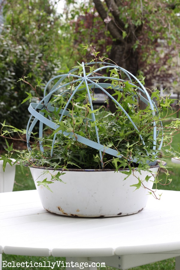 Make a Topiary Orb kellyelko.com