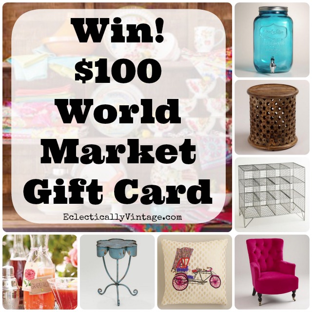 World Market Giveaway kellyelko.com