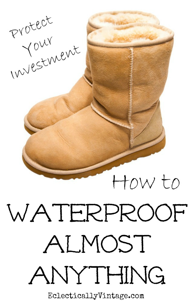 How to Waterproof Almost Anything