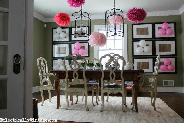 Mother’s Day Tea in the Dining Room