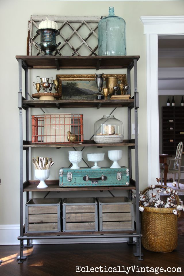 New Open Shelving Styling