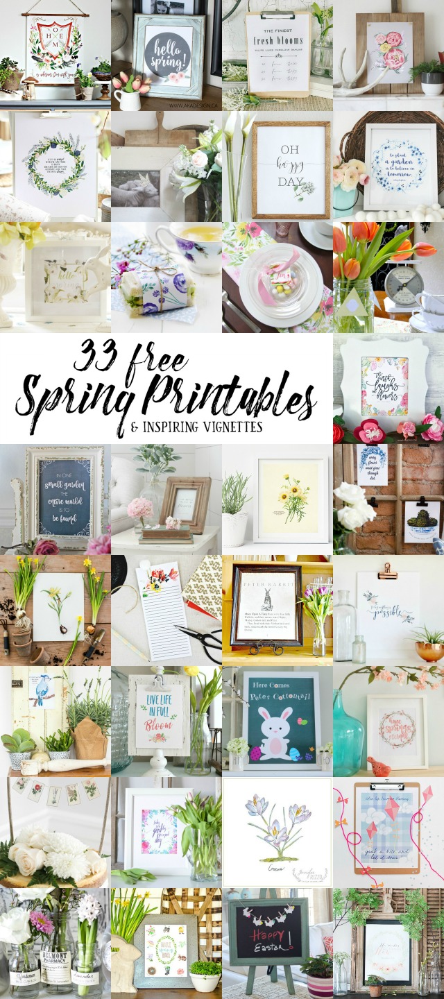 33 Free Spring Printables!