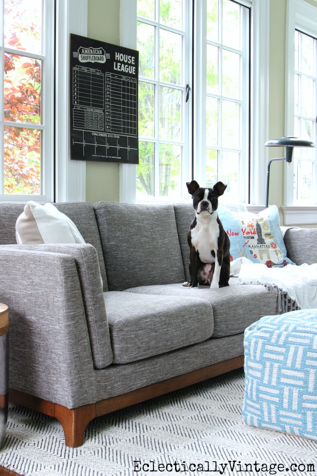 Sunshine & Happiness – New Sunroom Sofa