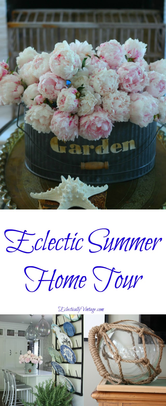 Early Summer Home Tour - she has the most creative and unique decorating ideas kellyelko.com