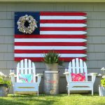 diy flag, wood flag, fence flag, coastal flag