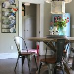 kitchen table, round dining table, farmhouse table
