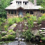 stone house, cottage, curb appeal
