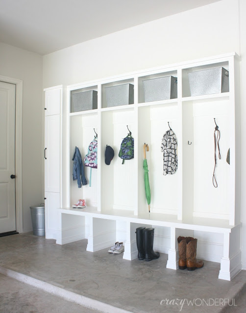 Garage mudroom cubbies kellyelko.com