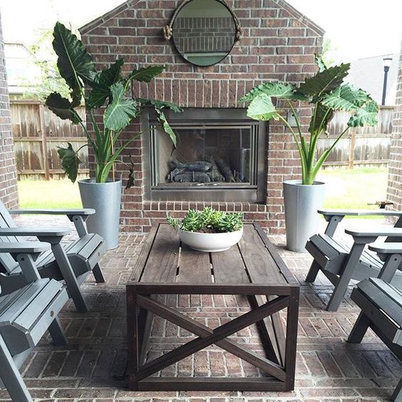 Tour this beautiful home with backyard patio oasis and outdoor fireplace kellyelko.com