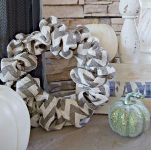 DIY Burlap Wreath