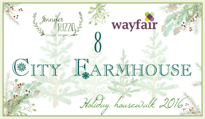 City Farmhouse Christmas Home Tour kellyelko.com