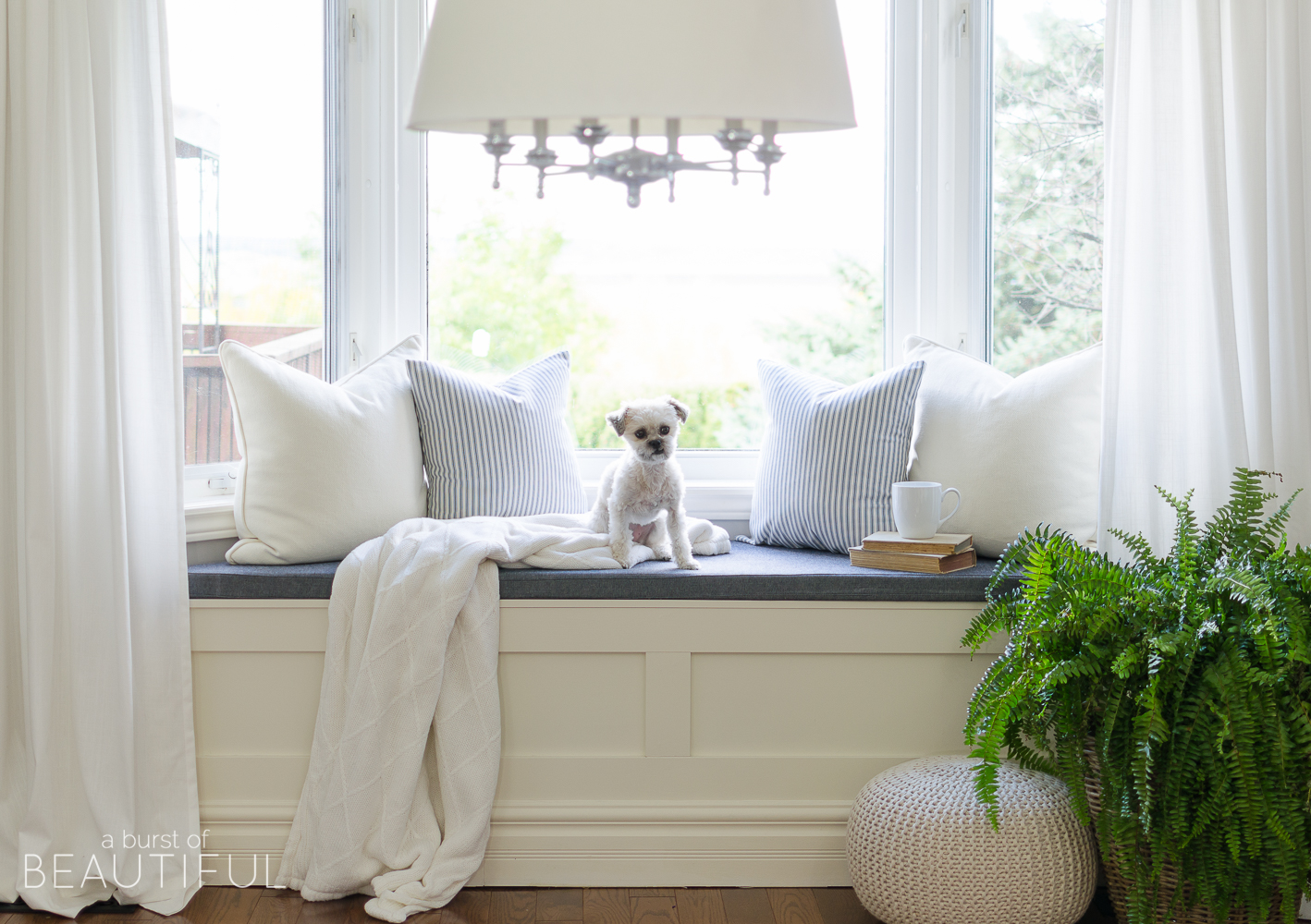 DIY Window seat with the plans to build your own!