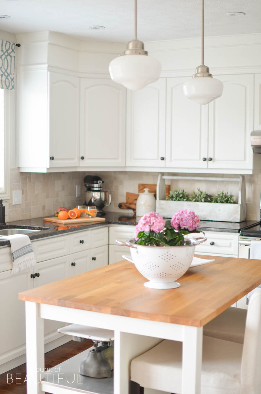 Butch block kitchen island 