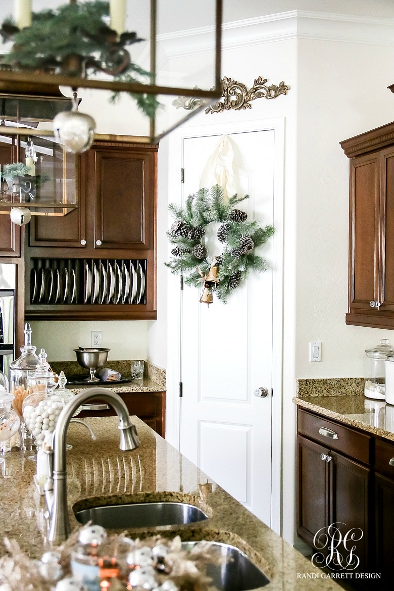 Christmas kitchen wreath