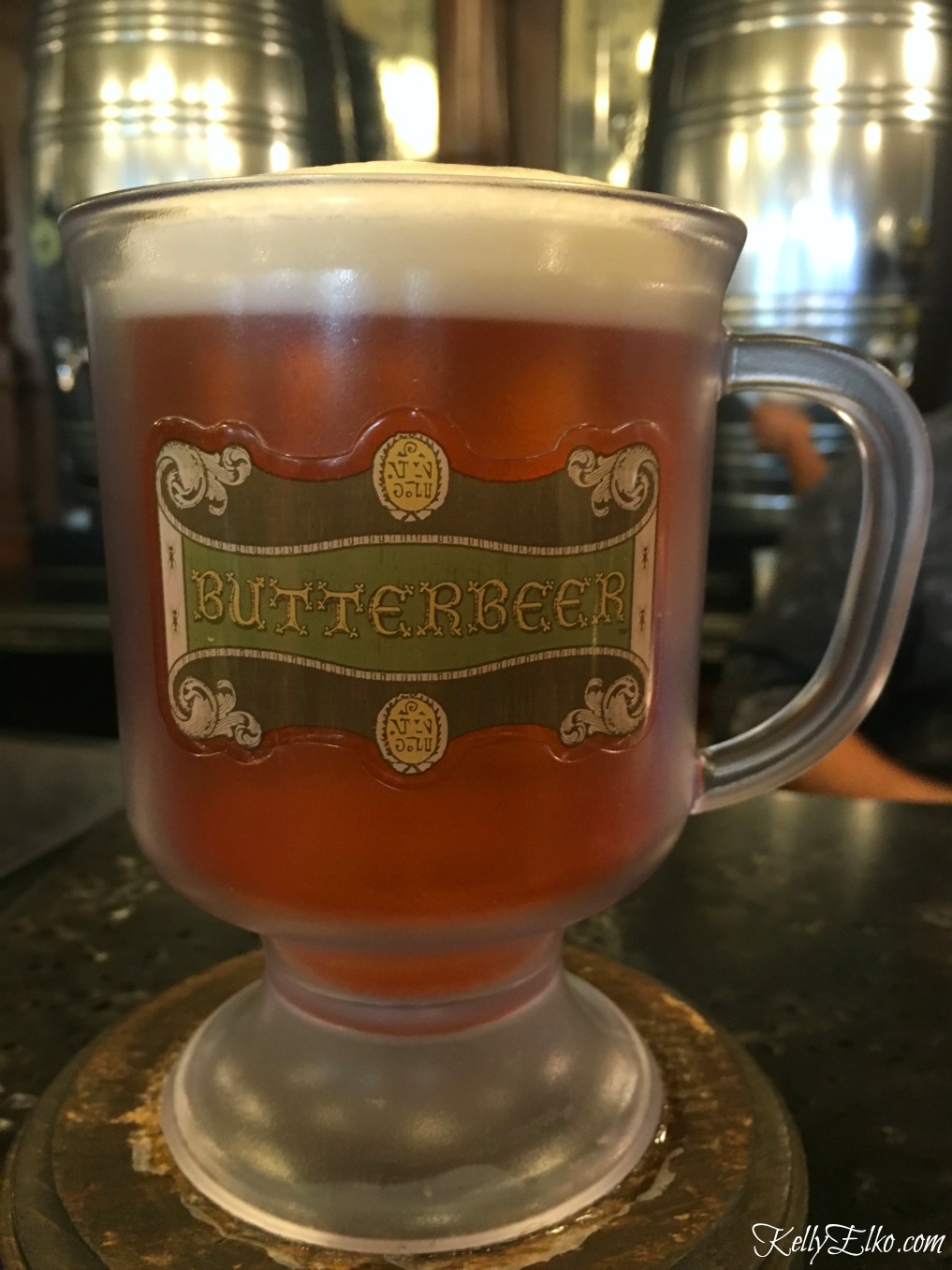 Butter Beer at Universal Studios Orlando kellyelko.com