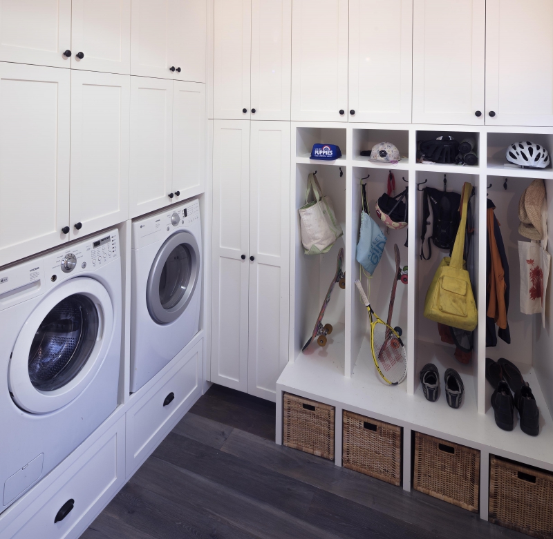 Combination laundry room/mudroom 