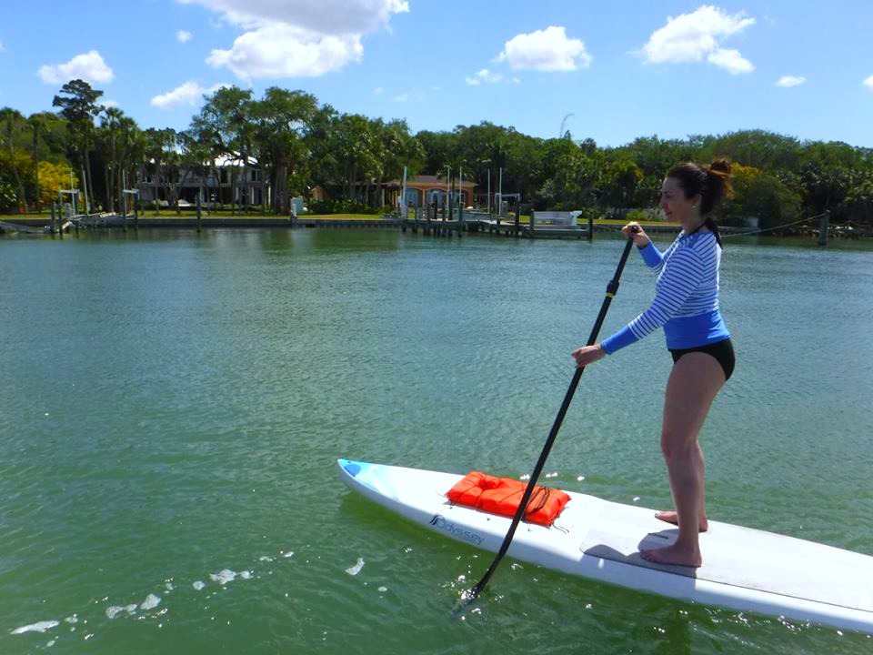 Paddle boarding in Florida kellyelko.com