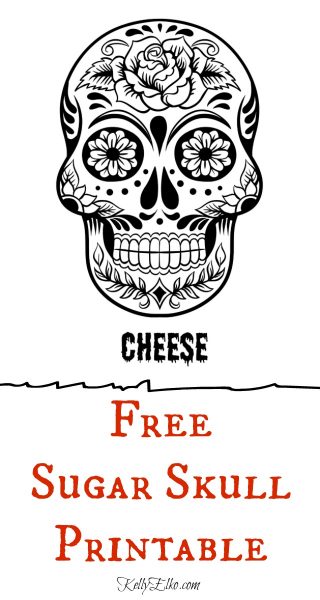 Minimalist Halloween Decorating and Free Printable - Kelly Elko