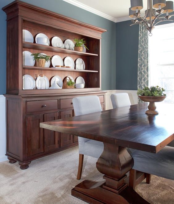 hutch-dining-room-white-china - Kelly Elko