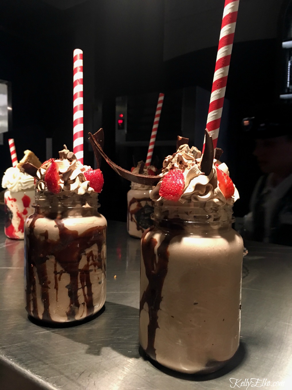 Chocolate shakes at The Toothsome Chocolate Emporium kellyelko.com