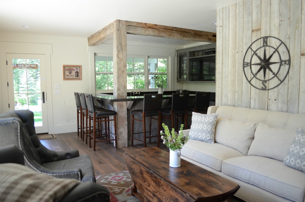 Eclectic Home Tour of Sanctuary Home - welcome to Crow Hollow Ranch. This 500 acre property is complete with farmhouse, guest house and rustic cabin kellyelko.com #hometour #kitchen #smallhome #tinyhome #rusticdecor #barnwood #whitekitchen #homedecor