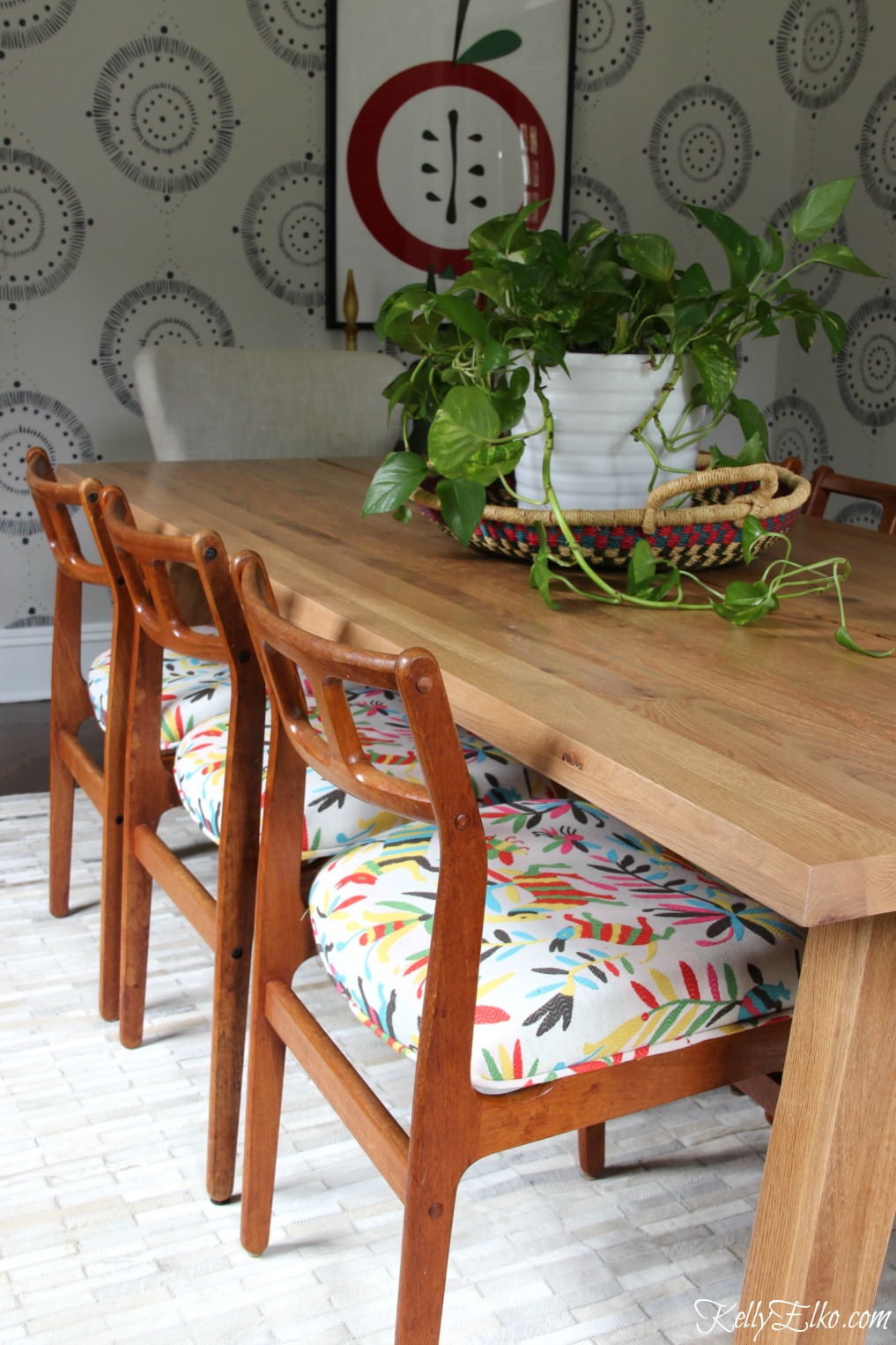 New Dining Room Table And Vintage Chairs Kelly Elko New Dining Room Table And Vintage Chairs Kelly Elko
