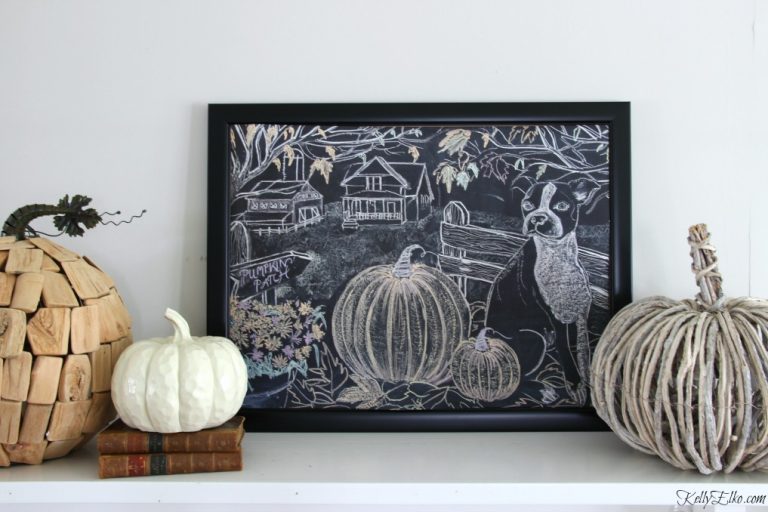 Fall Farmhouse Chalkboard Art Printable