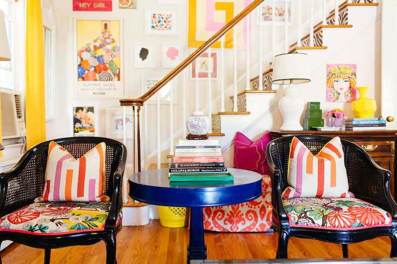 Eclectic Home Tour Effortless Style kellyelko.com #colorlovers #colorful #hometour livingroom #interiordecor