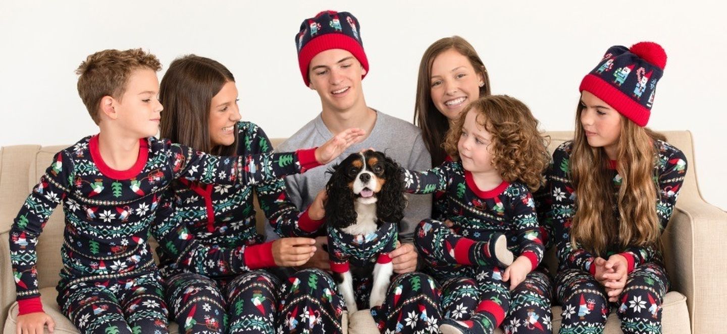 Family Christmas pajamas - love the gnome pajamas kellyelko.com #christmaspajamas #christmas #christmastraditions