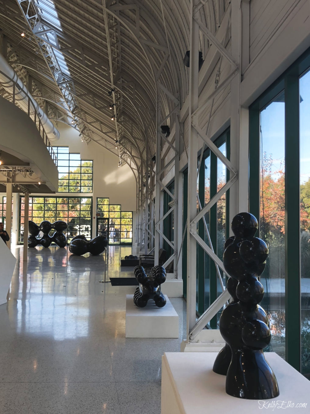 Grounds for Sculpture is a must visit for art lovers and the inside spaces are equally beautiful kellyelko.com #farmhouse #barn #sculpture #daytrip #nj #njblogger #visitnj #architecture 