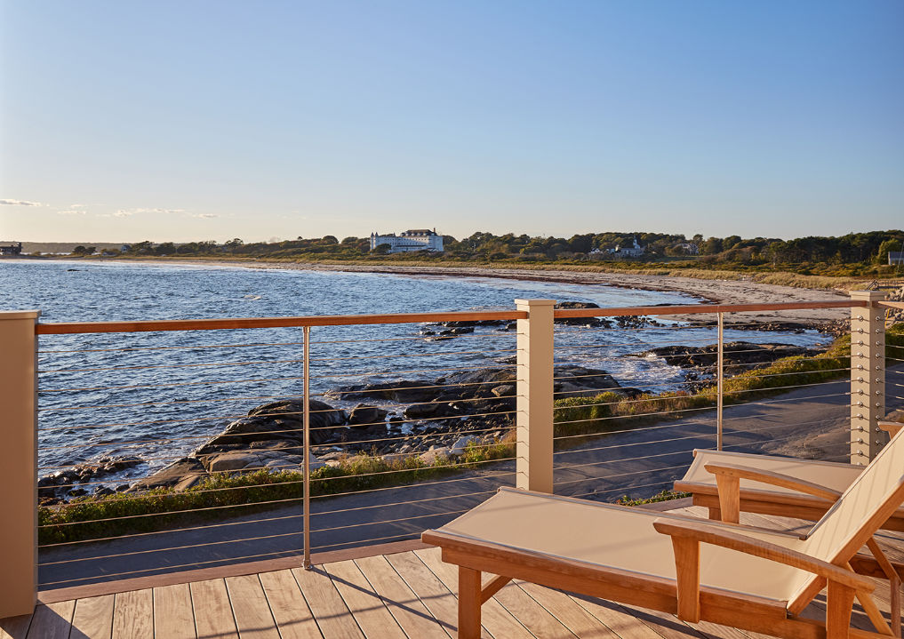 Deck with a view! kellyelko.com #deck #coastalhome 