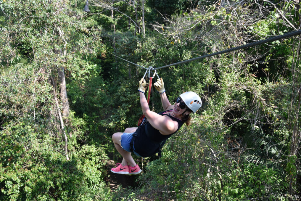 52 Weeks of Yes - longest zip line in Latin America! kellyelko.com #travel #zipline #costarica #vacation #travelblog #52WeeksofYes