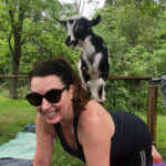 52 Weeks of Yes Week Three - goat yoga! kellyelko.com #52weeksofyes #goatyoga #yoga