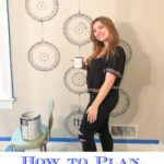 How to paint repeating wall mural kellyelko.com #walls #wallpaint #paintingtips #diydecor #diypaint #diyideas