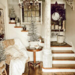 Eclectic Home Tour House on Winchester kellyelko.com #hometour #housetour #farmhouse #christmasdecor #farmhousechristmas #christmastrees #vintagedecor #vintagechristmas